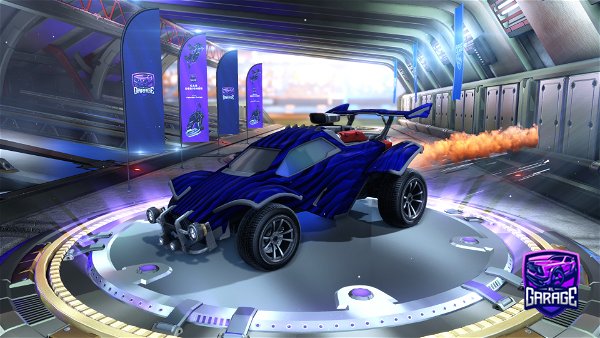 A Rocket League car design from Bluetry88