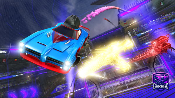 A Rocket League car design from damo191619