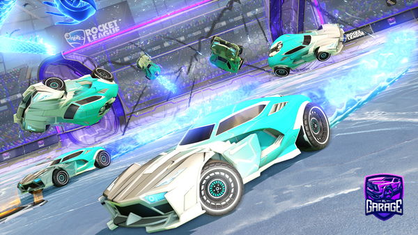 A Rocket League car design from Calzino-esotico