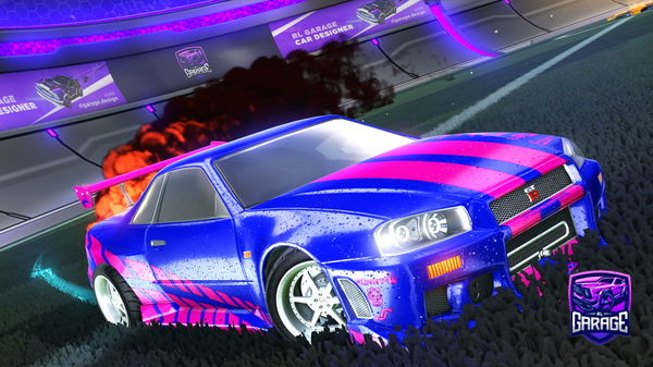 A Rocket League car design from itslit123