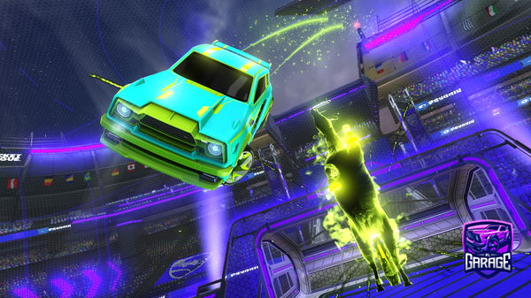 A Rocket League car design from Mimihime