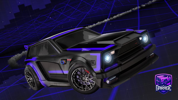 A Rocket League car design from Rafey733YT