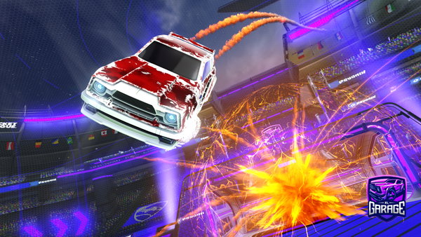 A Rocket League car design from Xauda