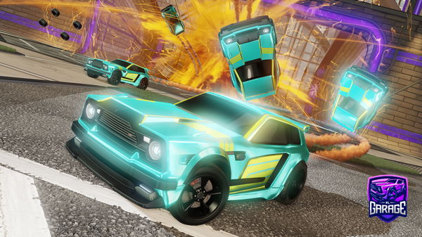 A Rocket League car design from JoltyUwU