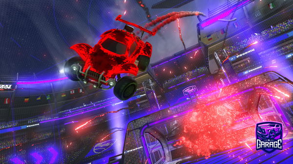 A Rocket League car design from Ailtrhassandiemen