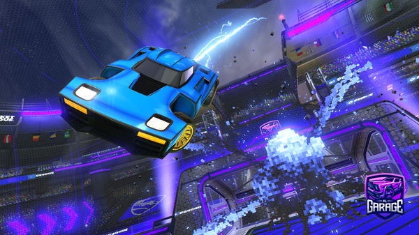 A Rocket League car design from sacredisded