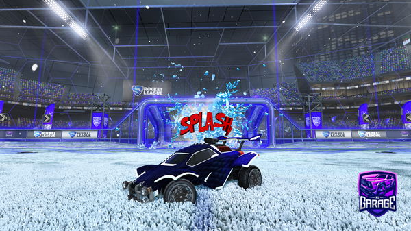 A Rocket League car design from paperzrl