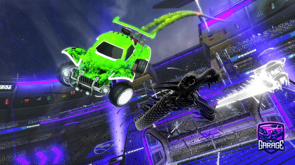 A Rocket League car design from SAVAGE55624