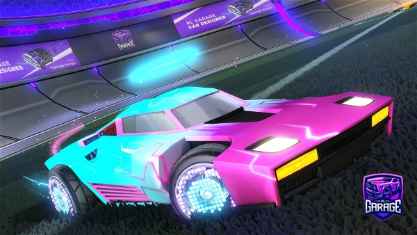 A Rocket League car design from CatKing177
