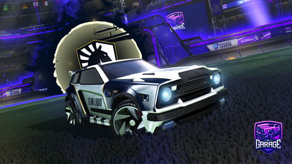 A Rocket League car design from Mallart