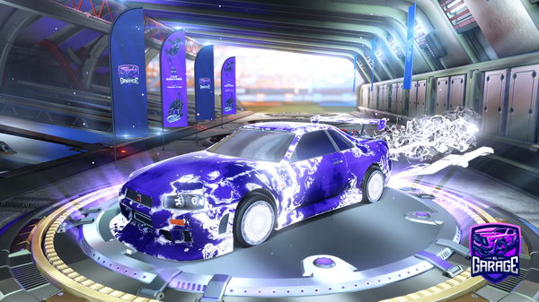 A Rocket League car design from X_StezzyKid_X