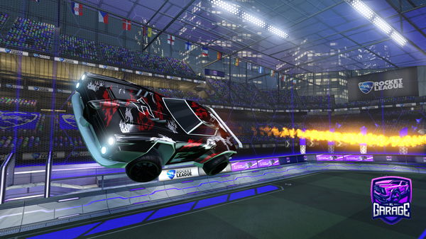 A Rocket League car design from IW7LFX