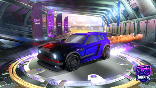 A Rocket League car design from Wahid786v