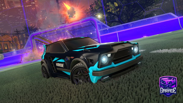 A Rocket League car design from Jet-Fire