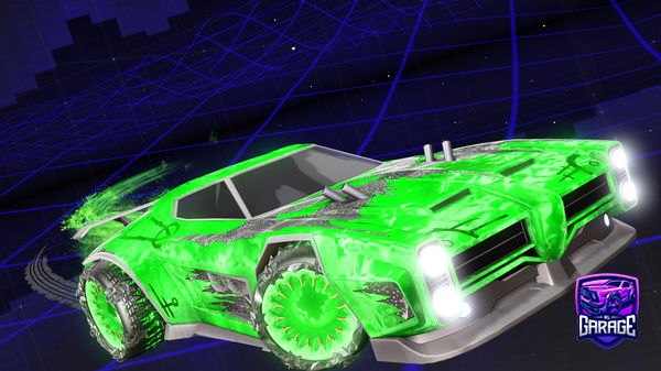 A Rocket League car design from BlackoutTx