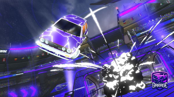 A Rocket League car design from kampfkaro