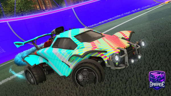 A Rocket League car design from Nxrbz_