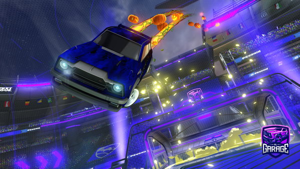 A Rocket League car design from ICTHEOMEN