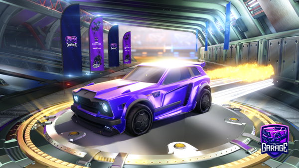 A Rocket League car design from hs7non7