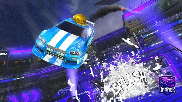 A Rocket League car design from NICKKKKLOLXD