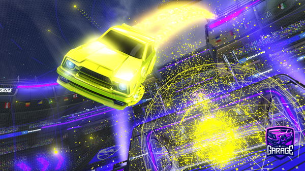 A Rocket League car design from hugzcrii