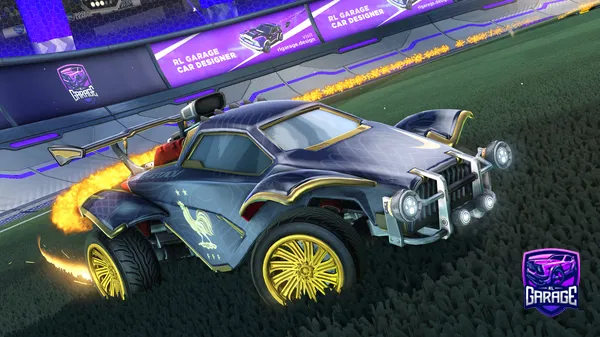 A Rocket League car design from 2K26