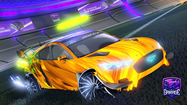 A Rocket League car design from LMNxTrixBlack