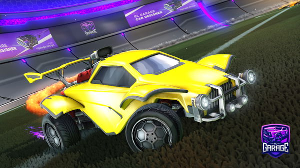 A Rocket League car design from mattmations