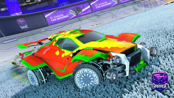 A Rocket League car design from Shooteo2313