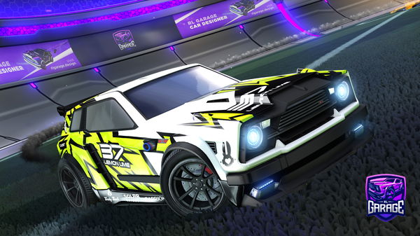 A Rocket League car design from Hayat2