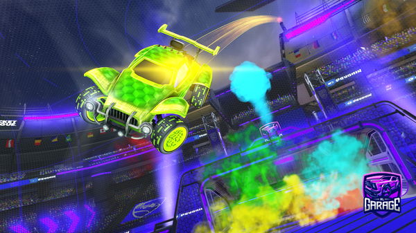 A Rocket League car design from LolBot3198