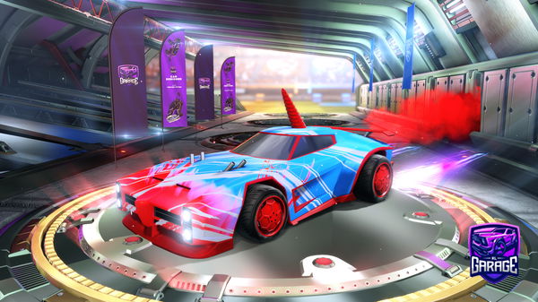 A Rocket League car design from GameJockey14