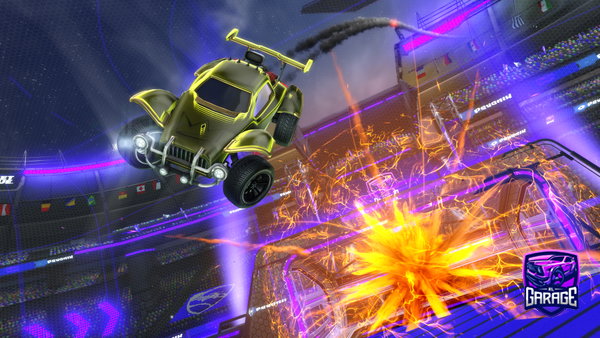 A Rocket League car design from Ghostrex
