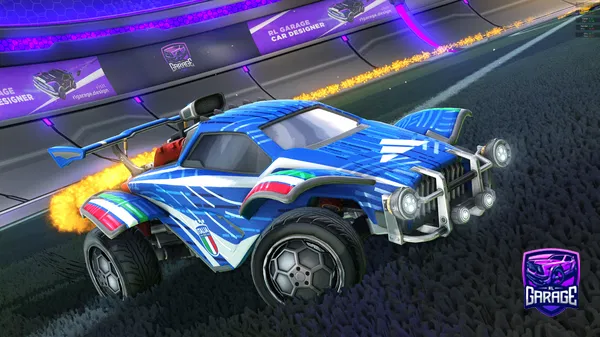 A Rocket League car design from Crayonzs