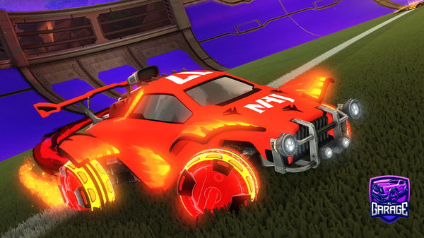 A Rocket League car design from Polar-Ray