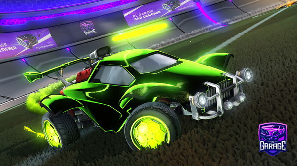 A Rocket League car design from RustyBullet833