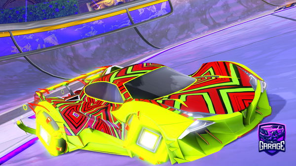 A Rocket League car design from irosario78