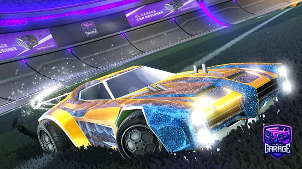 A Rocket League car design from Mechx4