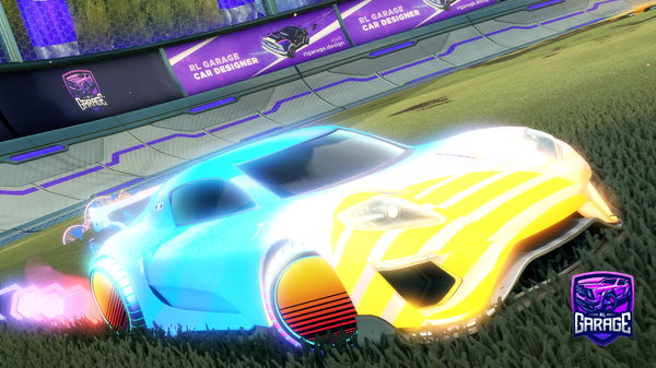 A Rocket League car design from SirTaco32