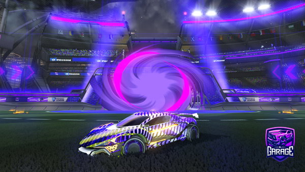 A Rocket League car design from X_pro207