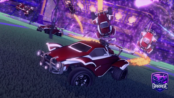 A Rocket League car design from Dragonnegritozzzz