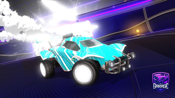 A Rocket League car design from OnboardComb