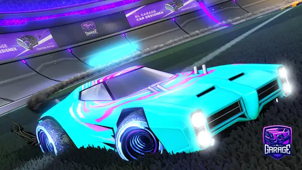A Rocket League car design from Outburst