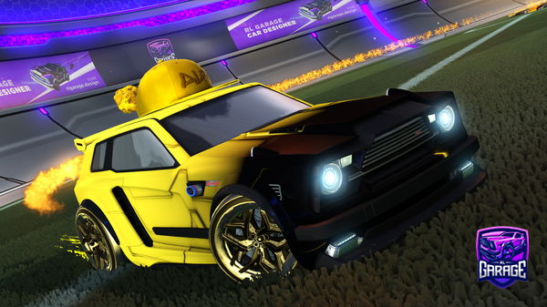 A Rocket League car design from 1MahdaWi