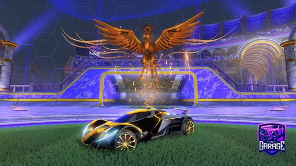 A Rocket League car design from OpaMahmoet