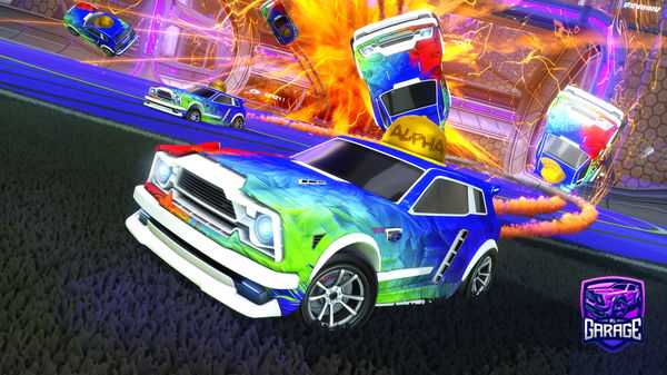 A Rocket League car design from Dandaman9344