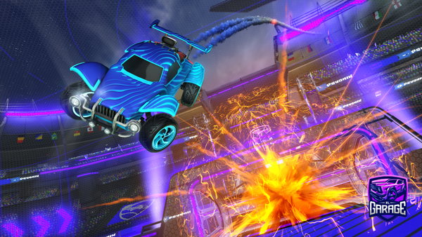 A Rocket League car design from Marcuddd