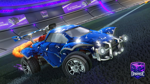 A Rocket League car design from cl1xby