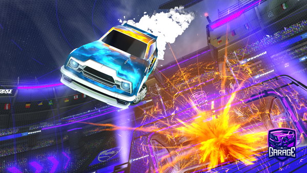 A Rocket League car design from Andrex908