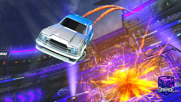 A Rocket League car design from XxjustelliotxX